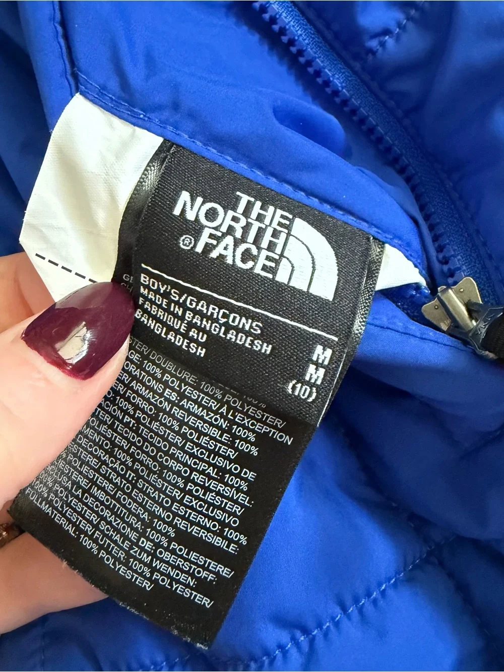 The North Face Shasta Blue Reversible Full Zip Hooded Jacket | M (10)